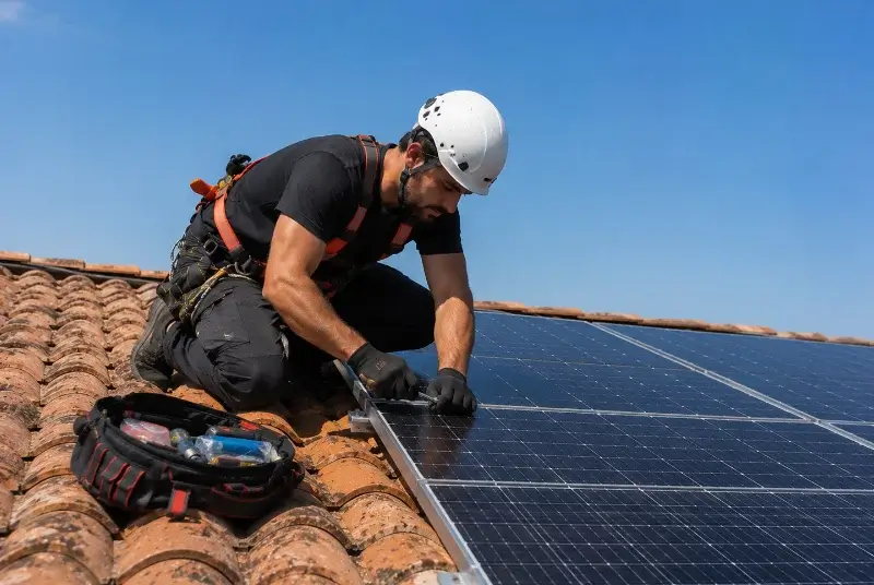 Maintenance et monitoring de panneaux solaires à Corneilla-de-Conflent