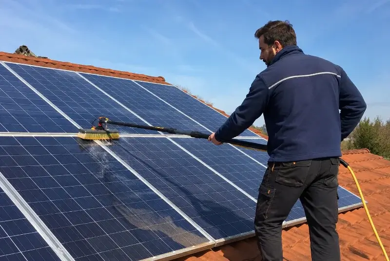 Nettoyage et entretien de panneaux solaires à Corneilla-de-Conflent